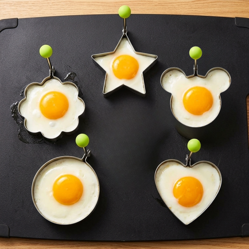 Crackle Fun Shape Egg and Pancake Molds - Elena Harper