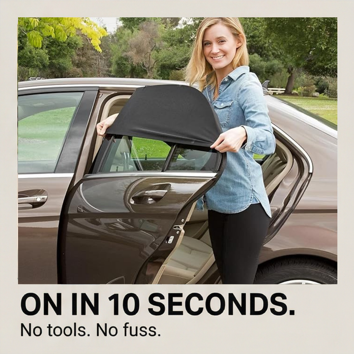 Breezeguard Universal Car Window Sun & Bug Screen - Elena Harper