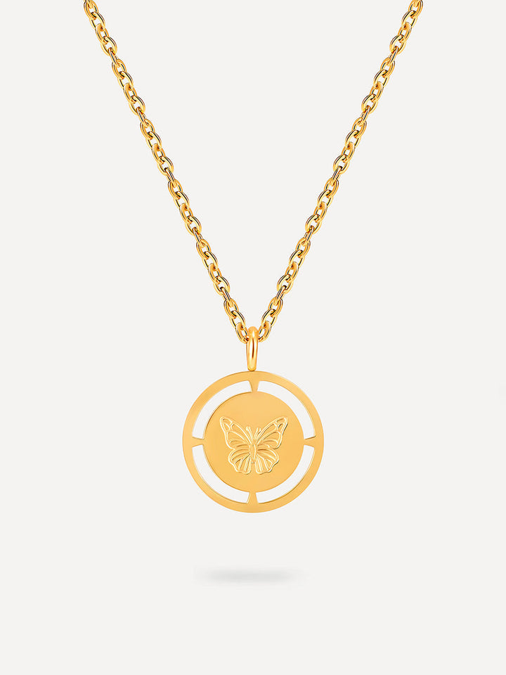 Graceful Butterfly Necklace - Elena Harper