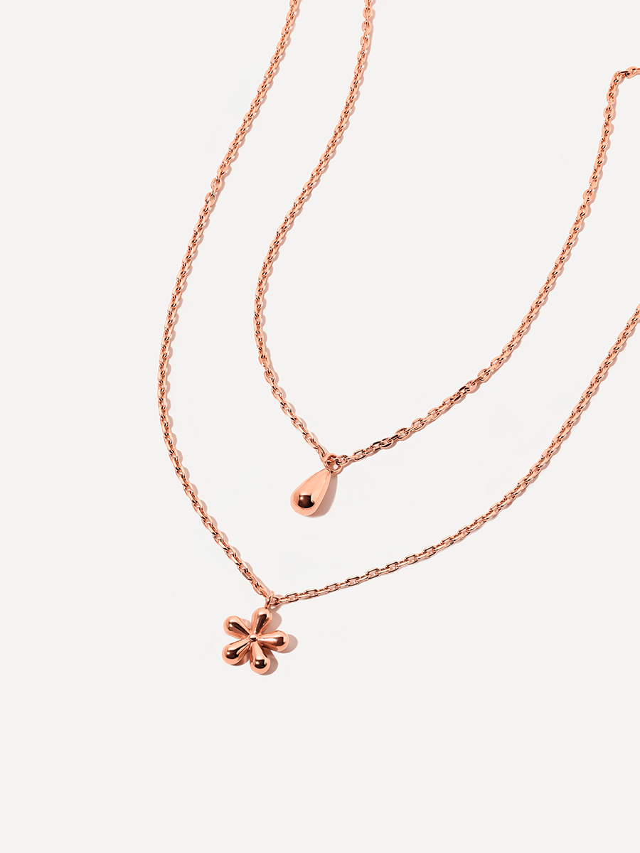 Floral Breeze Necklace, view 7 - Elena Harper