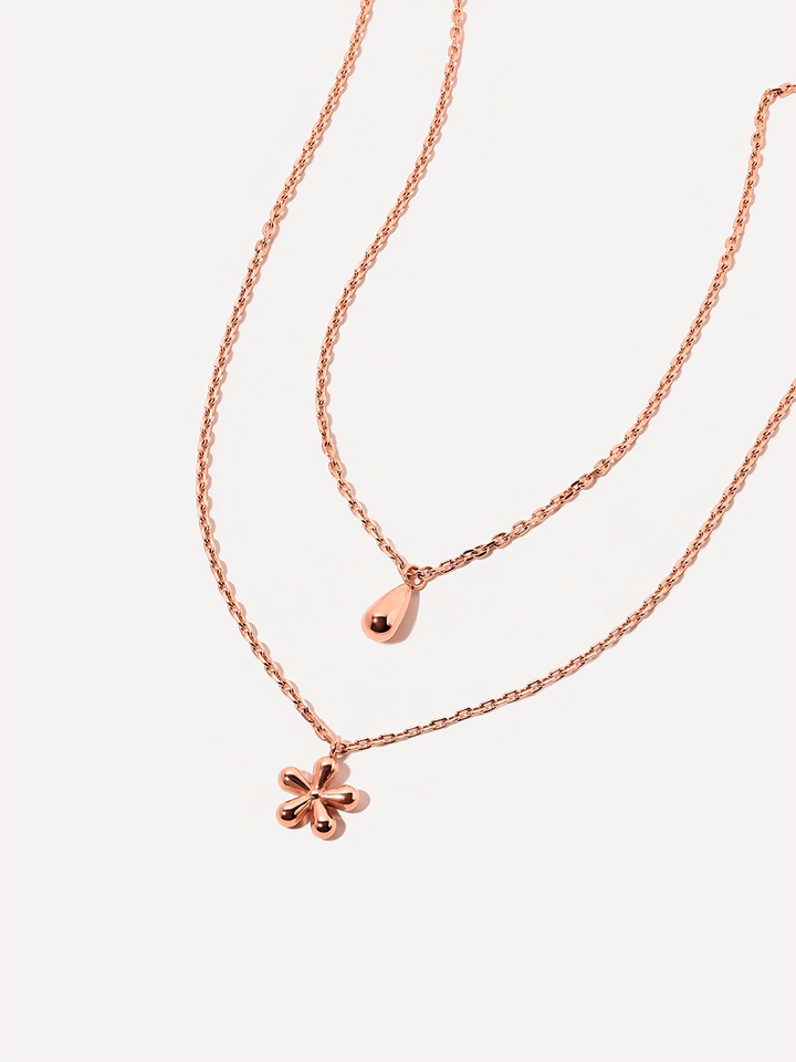 Floral Breeze Necklace, view 7 - Elena Harper