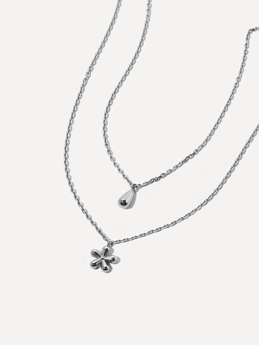 Floral Breeze Necklace, view 6 - Elena Harper