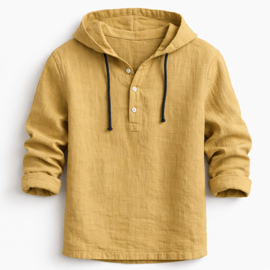 ELENA HARPER™  |  LINEN HOODIE FOR MEN