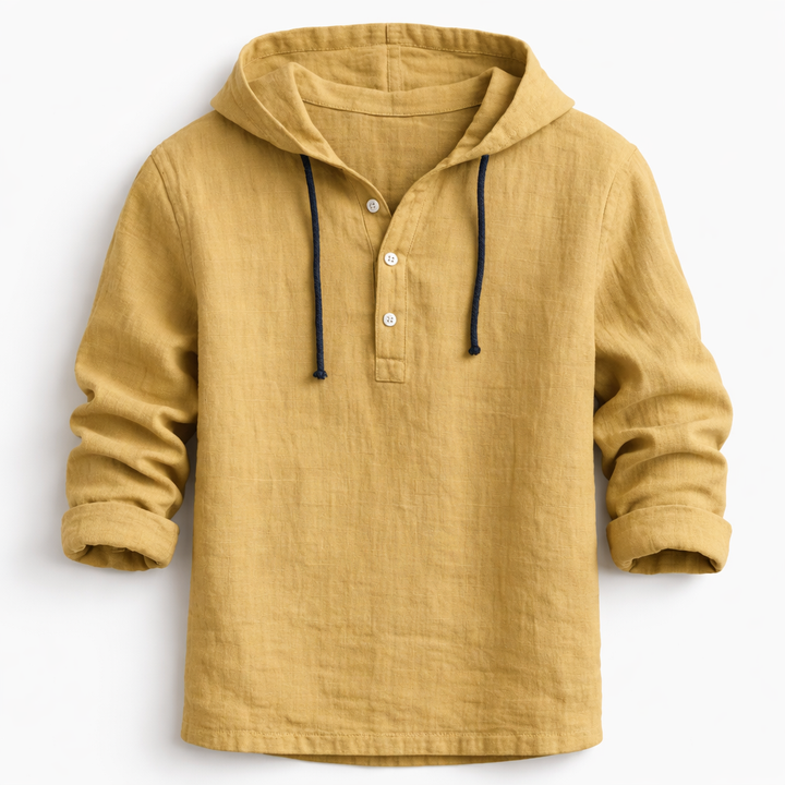 ELENA HARPER™  |  LINEN HOODIE FOR MEN
