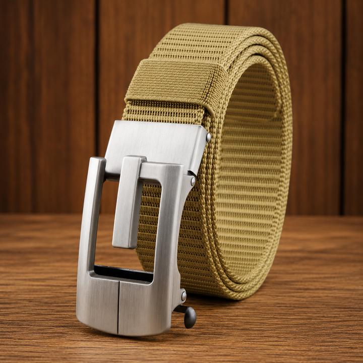 Automatic Metal Buckle Belt - Elena Harper