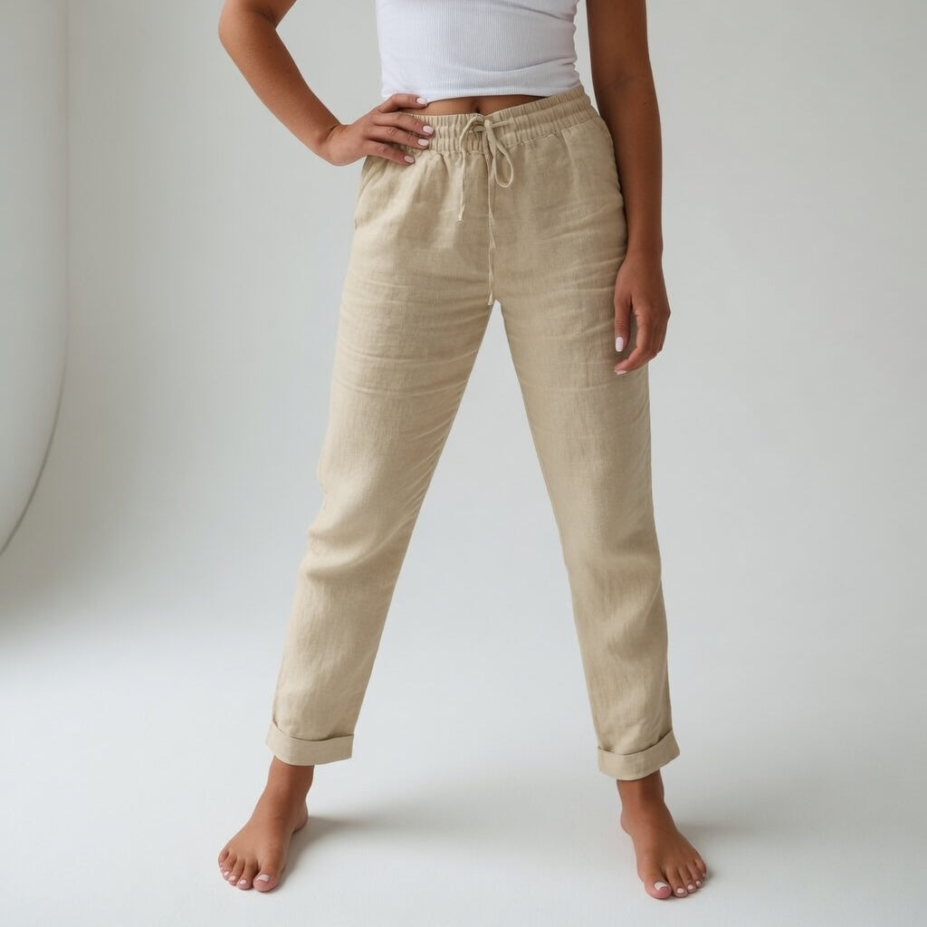 Albertine | Straight Cotton Pants