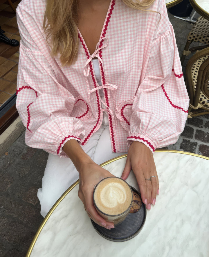 Betty | Romantic Heart Blouse for Stylish Women