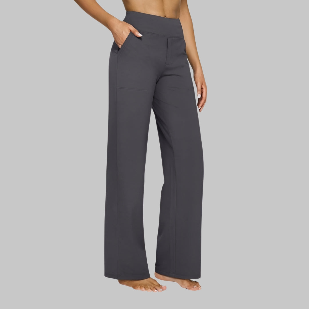 Wide Leg Pants with Pockets for Women