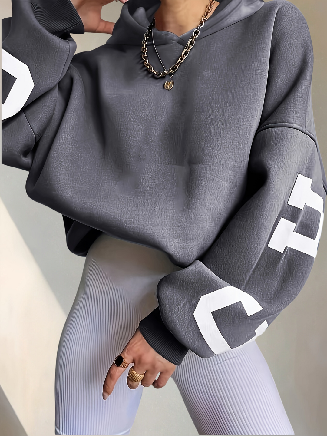 Cameron - Oversized Printed Hoodie