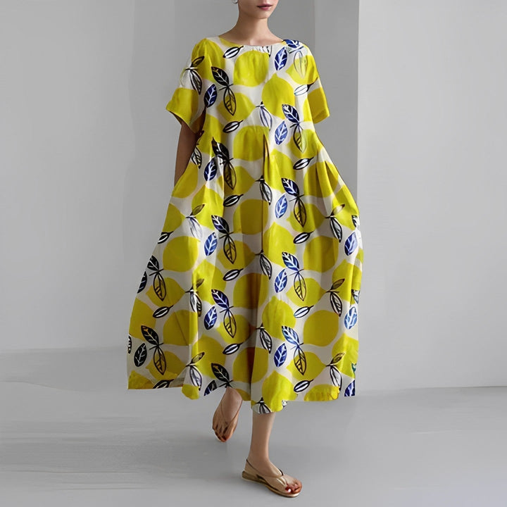 Adelia Bohemian Floral Dress - Elena Harper