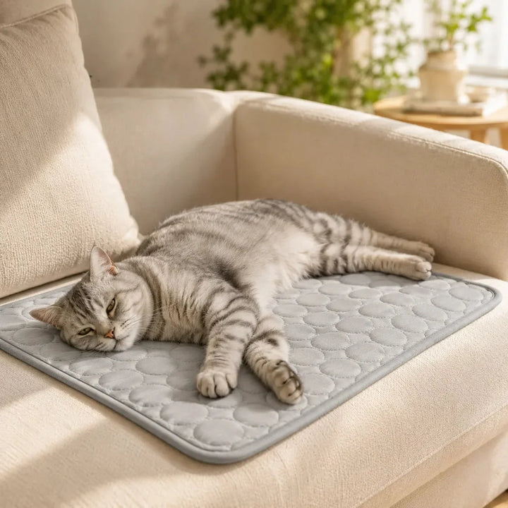 Coolabee Cooling Mat for Dogs & Cats, No-Freeze Washable Pet Pad - Elena Harper
