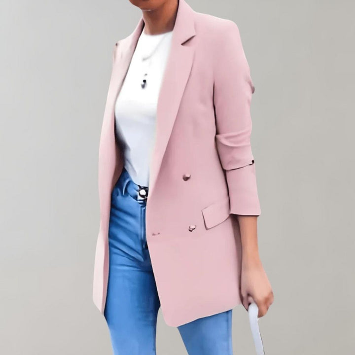 Dilaw - Elegante blazer voor dames