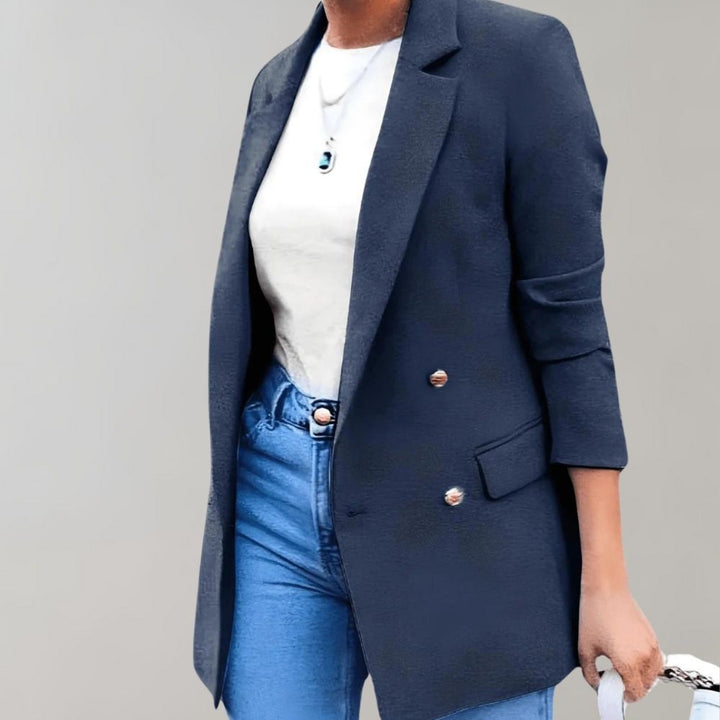 Dilaw - Elegante blazer voor dames
