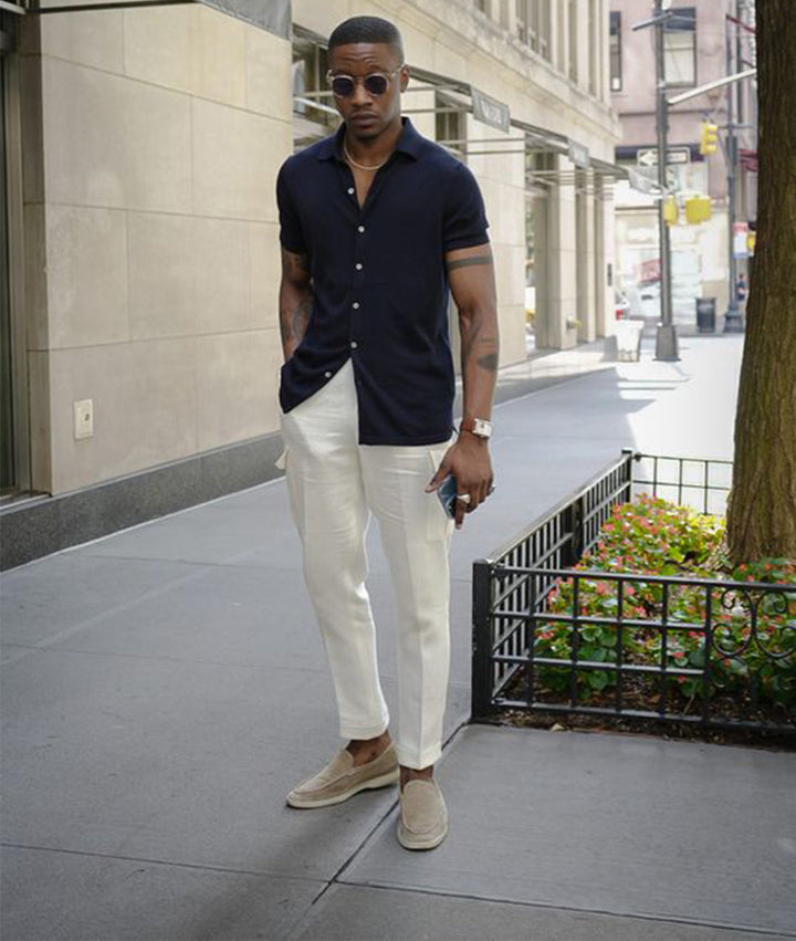 Loafer Men | Slip-On with White Sole