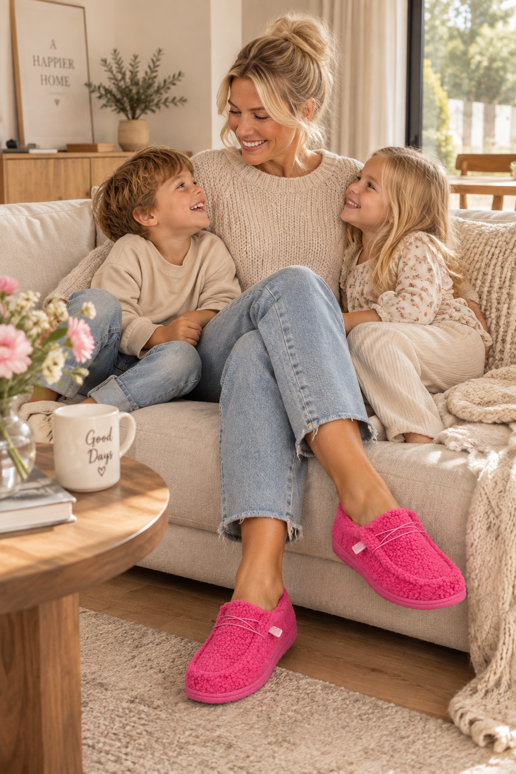 Luna™ | Warm Teddy Slippers