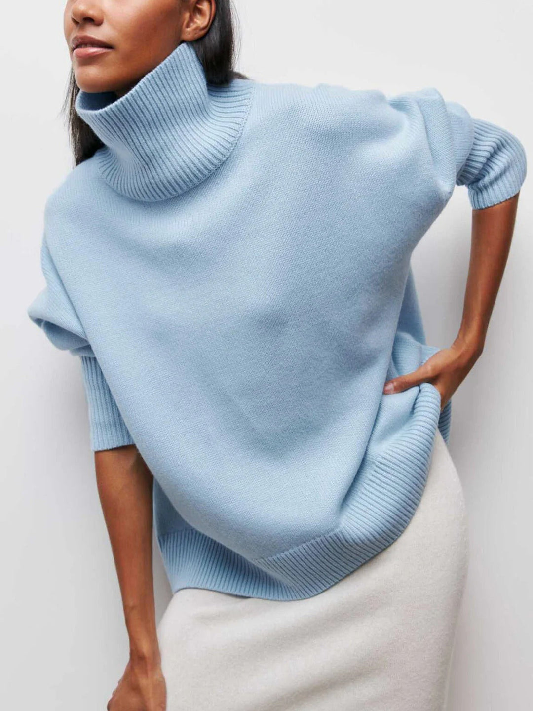 Colleen | Women's Oversized Turtleneck Sweater