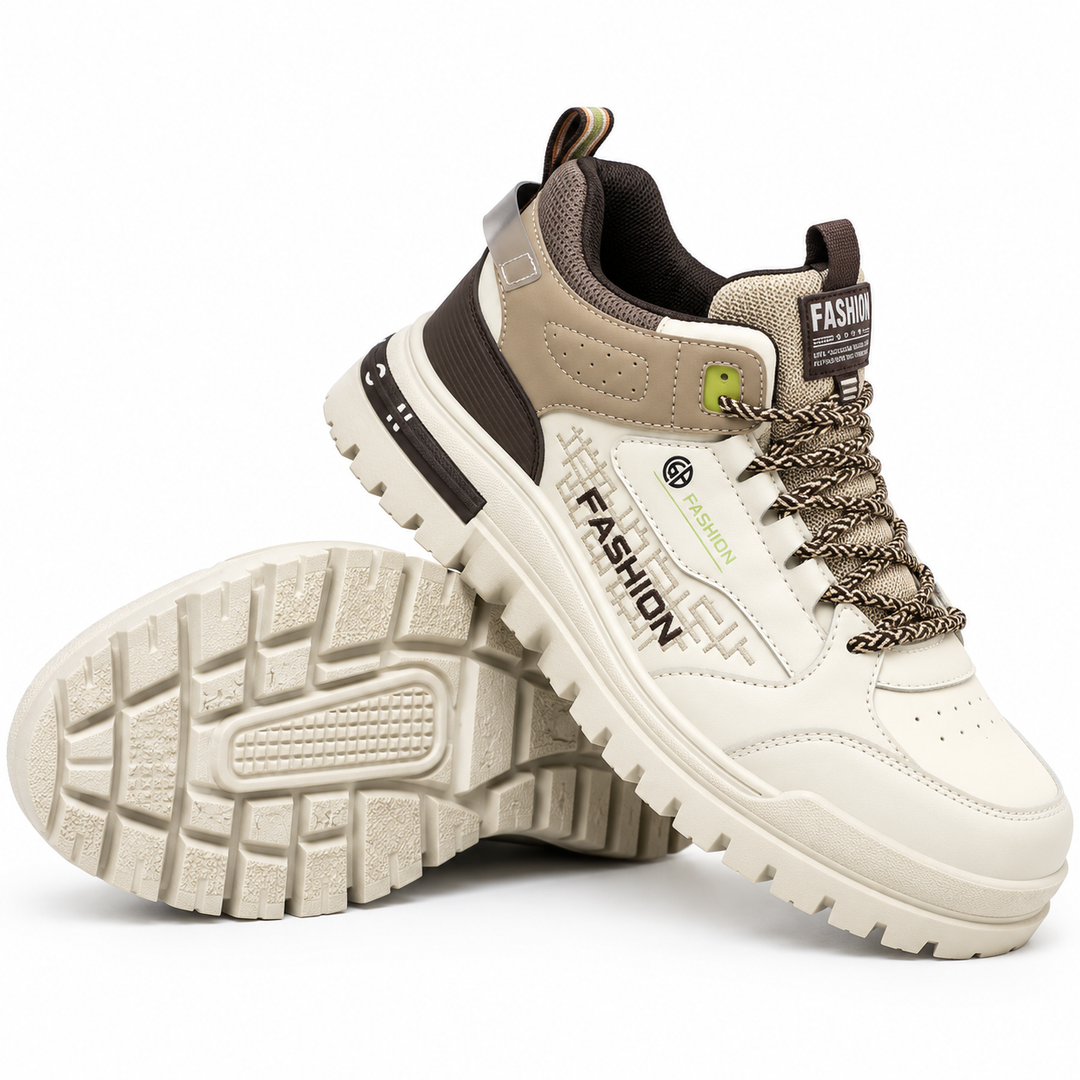 Albarran Sneakers with Contrasting Inserts and Chunky Soles - Elena Harper