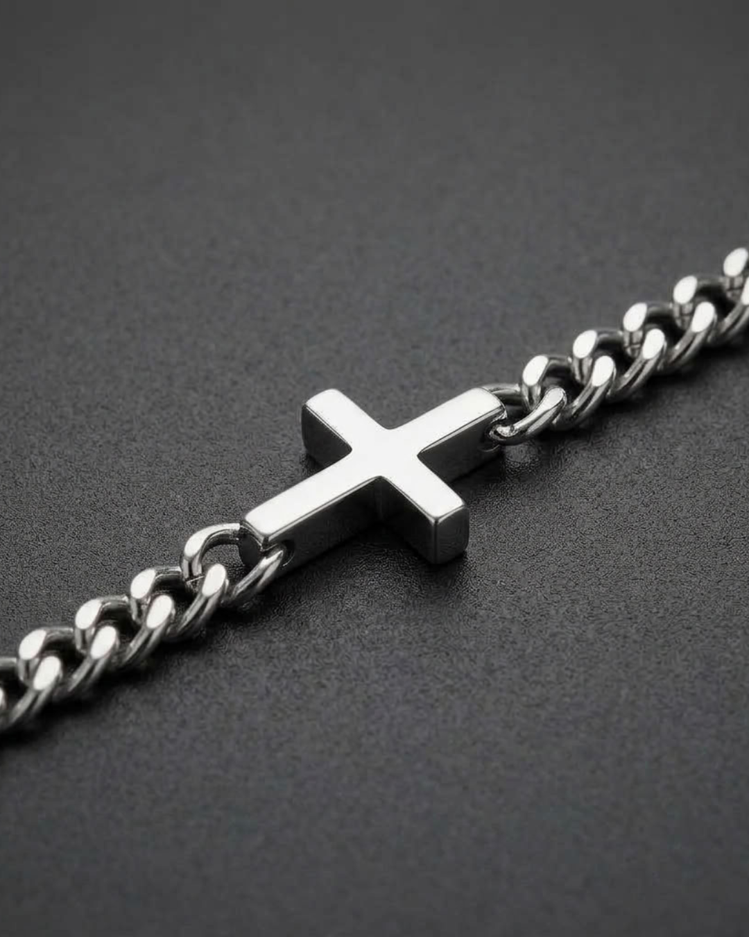 Miami 3 Mm Necklace with Cross