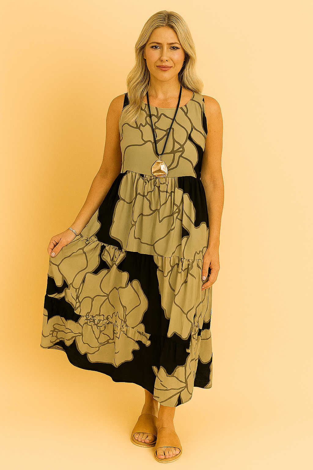 Women's Elegant Floral Summer Dress