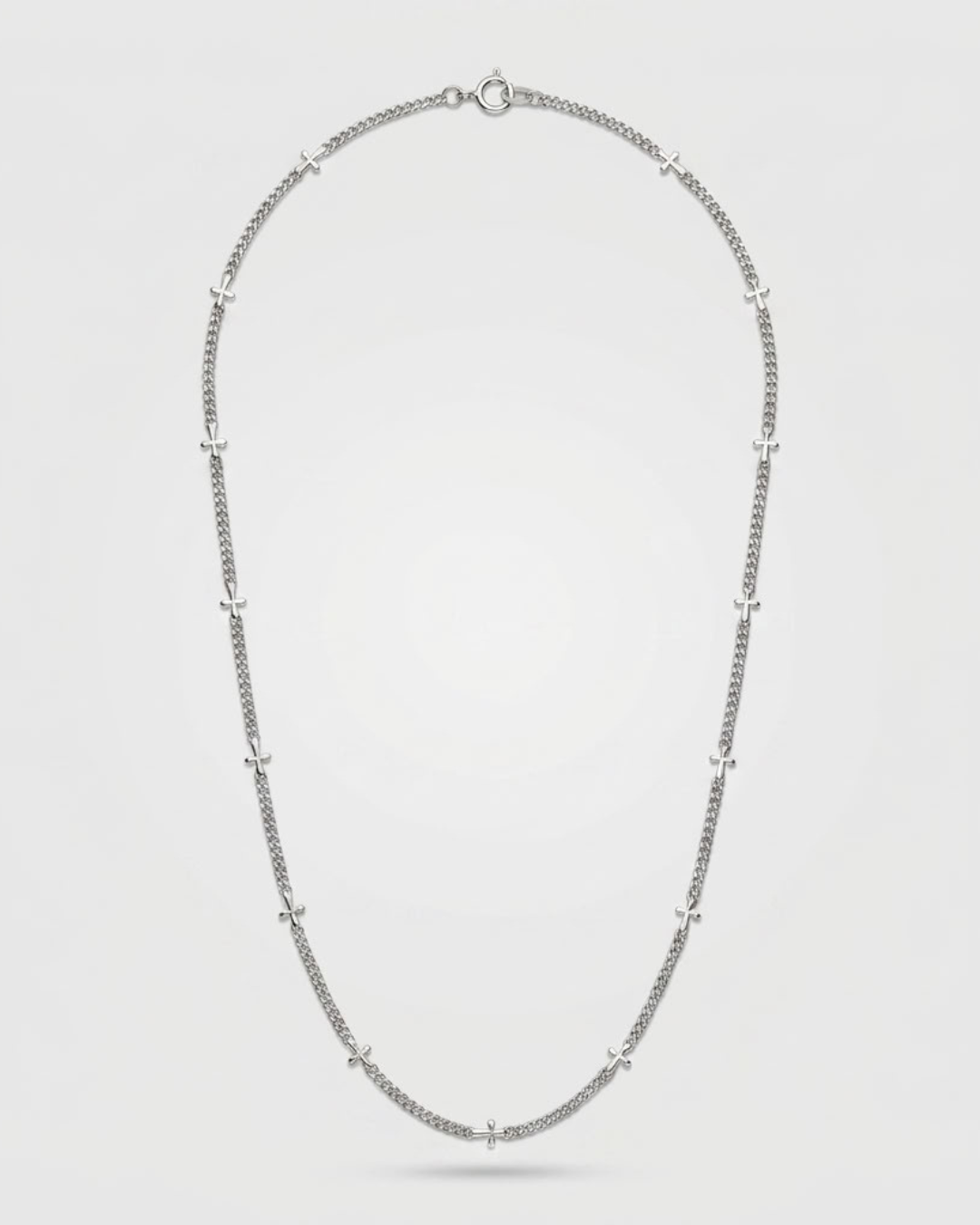 Miami 3 Mm Necklace with Cross