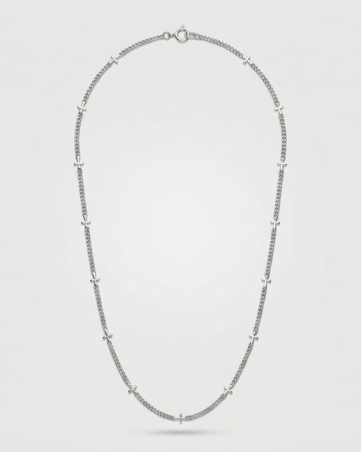 Miami 3 Mm Necklace with Cross