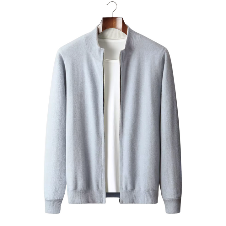 NOBA WOOL ZIP CARDIGAN
