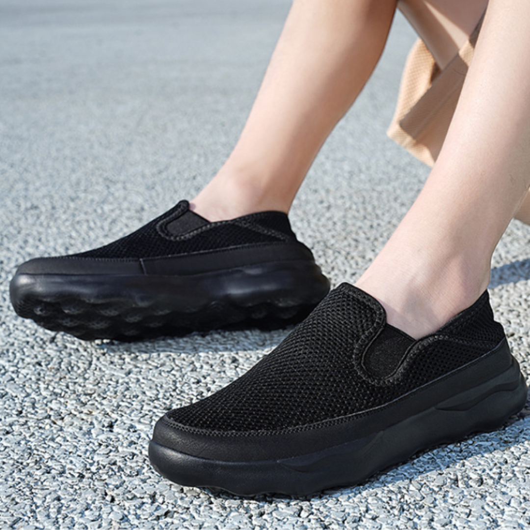Breathable Mesh Slip-Ons - Elena Harper