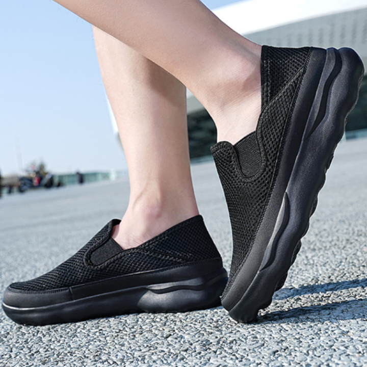 Breathable Mesh Slip-Ons - Elena Harper