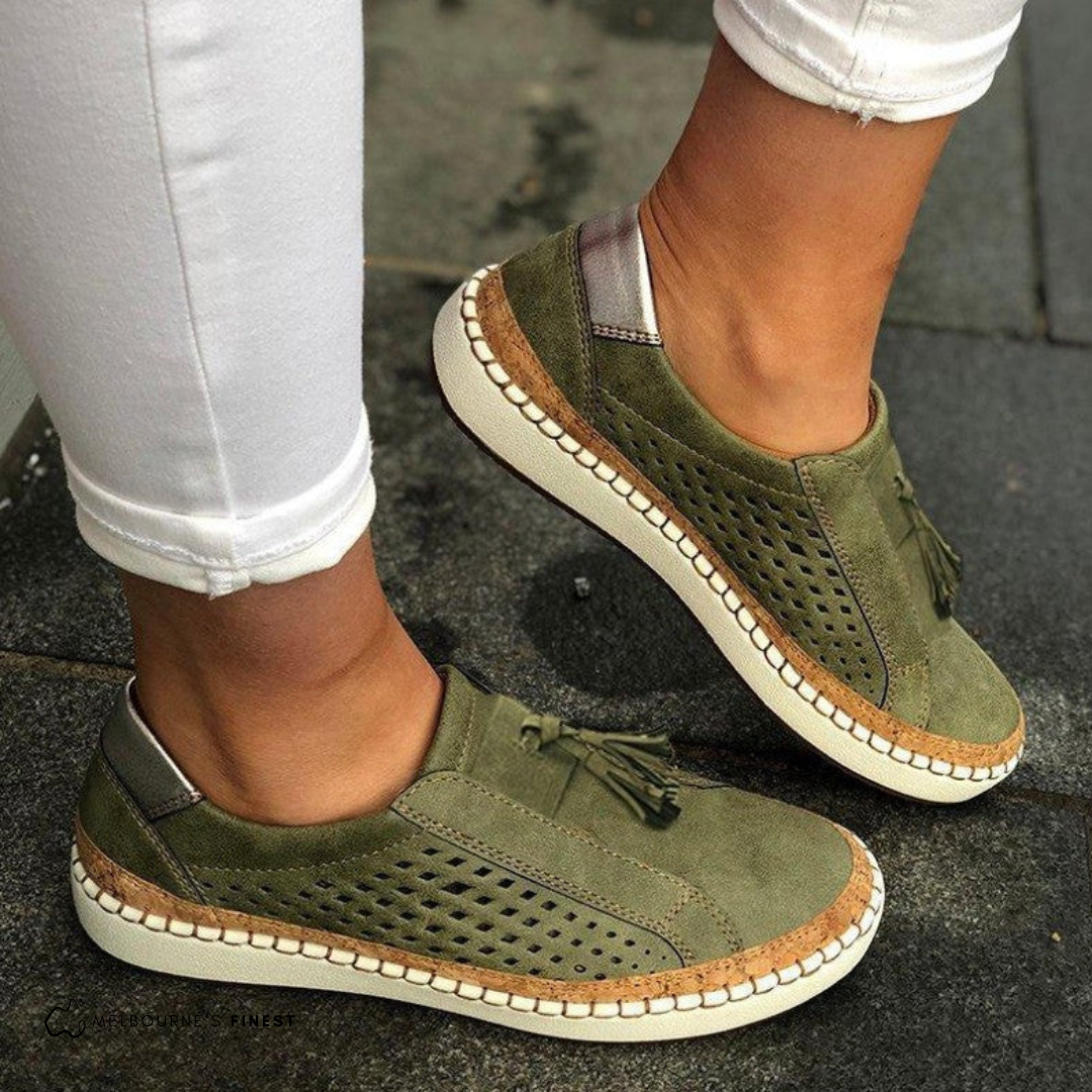 Eleina Ortho Comfort Slip-On Sneakers - Elena Harper
