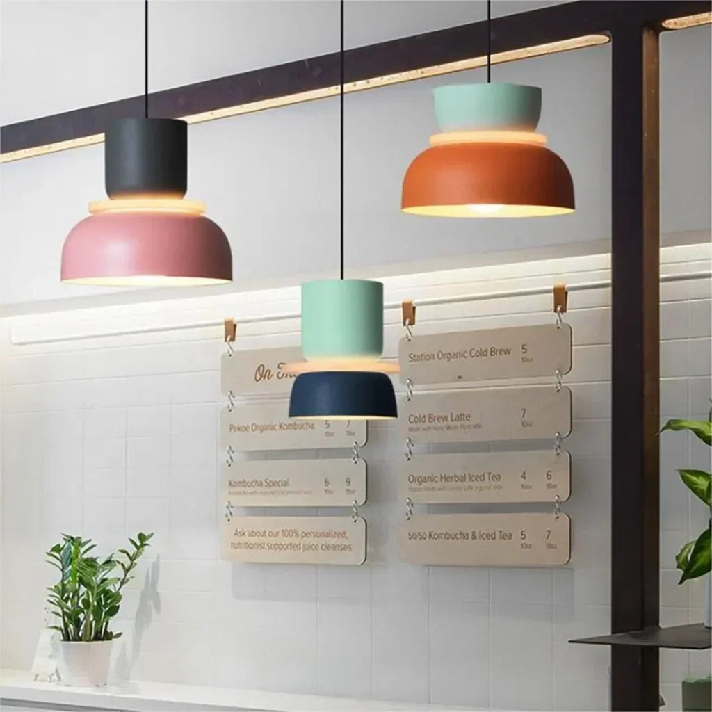 Lucie Nordic Color Block Hanglamp