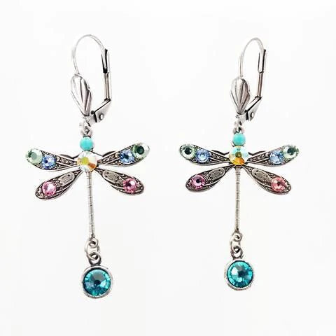 Elegant Dragonfly Design Earrings