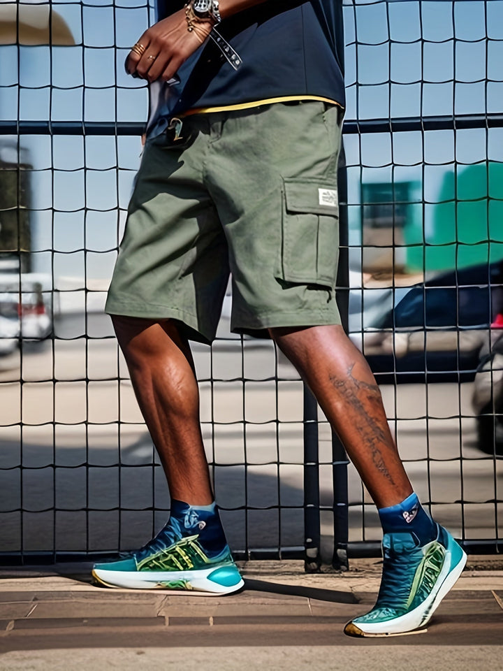 Men's Cargo Shorts with Multiple Pockets