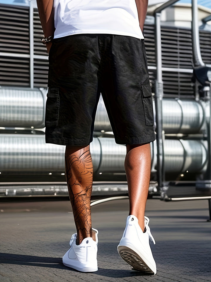 Men's Cargo Shorts with Multiple Pockets