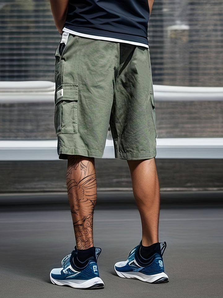Men's Cargo Shorts with Multiple Pockets