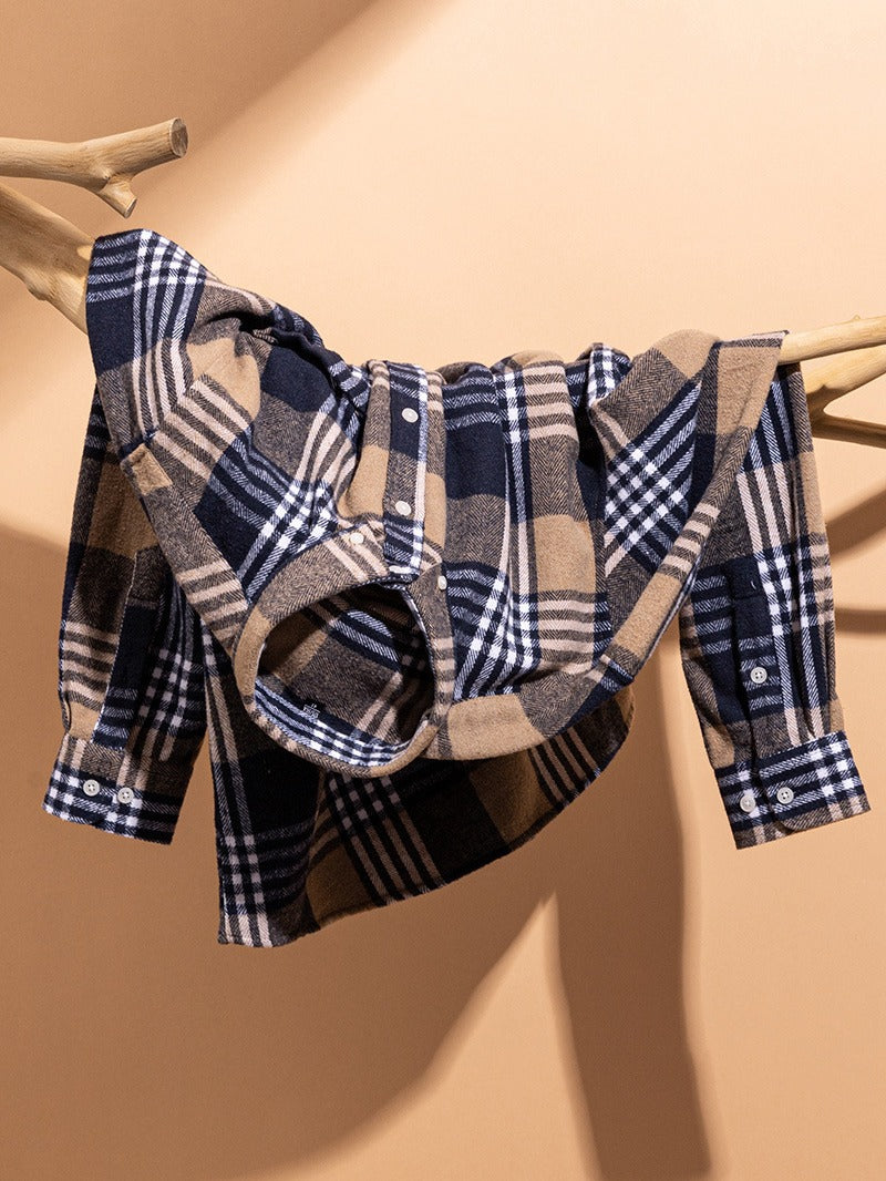 Modern Checked Shirt for Men - Elena Harper