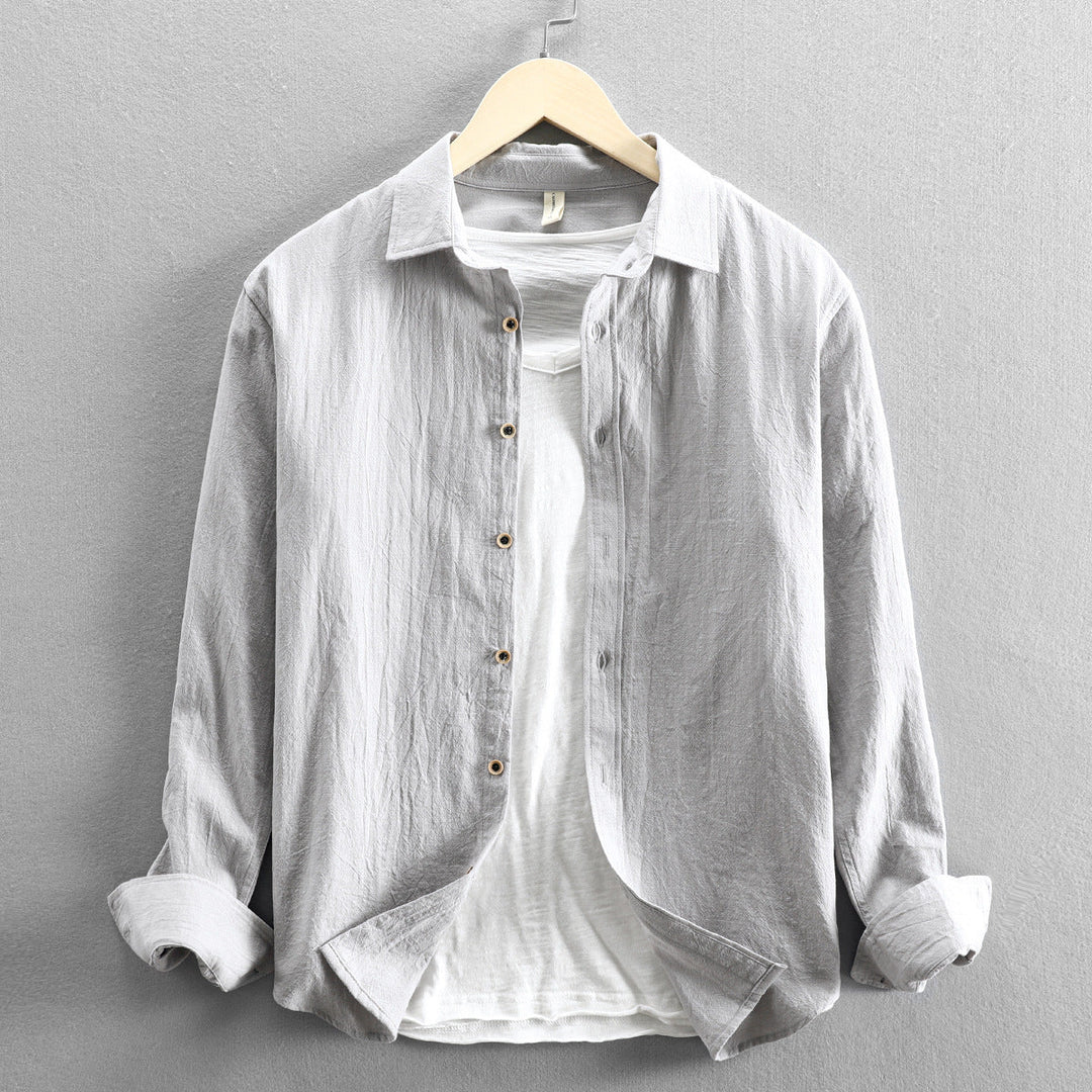 Luxury Linen Shirt - Elena Harper