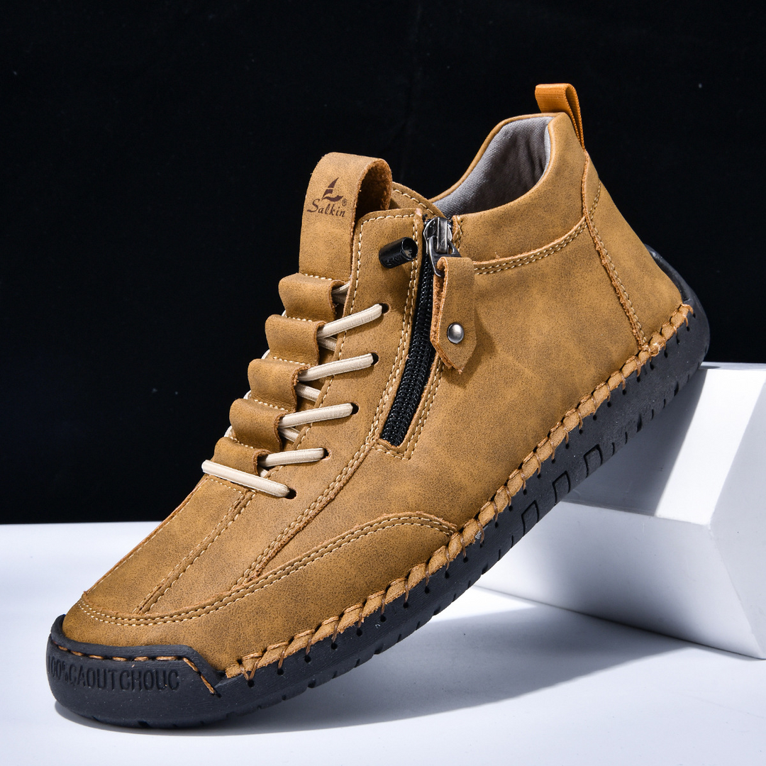 ELENA HARPER™  |  SUEDE SHOES WITH ZIP FOR MEN