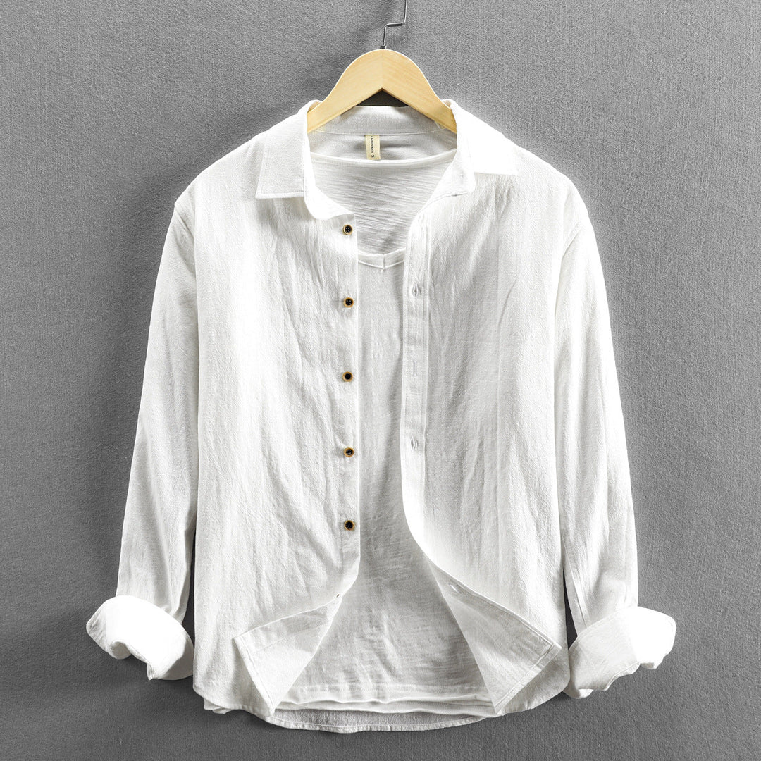 Luxury Linen Shirt - Elena Harper