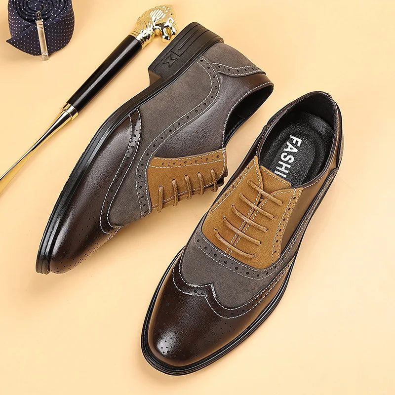 ELENA HARPER™  |  BROGUE LACE-UP SHOES FOR MEN