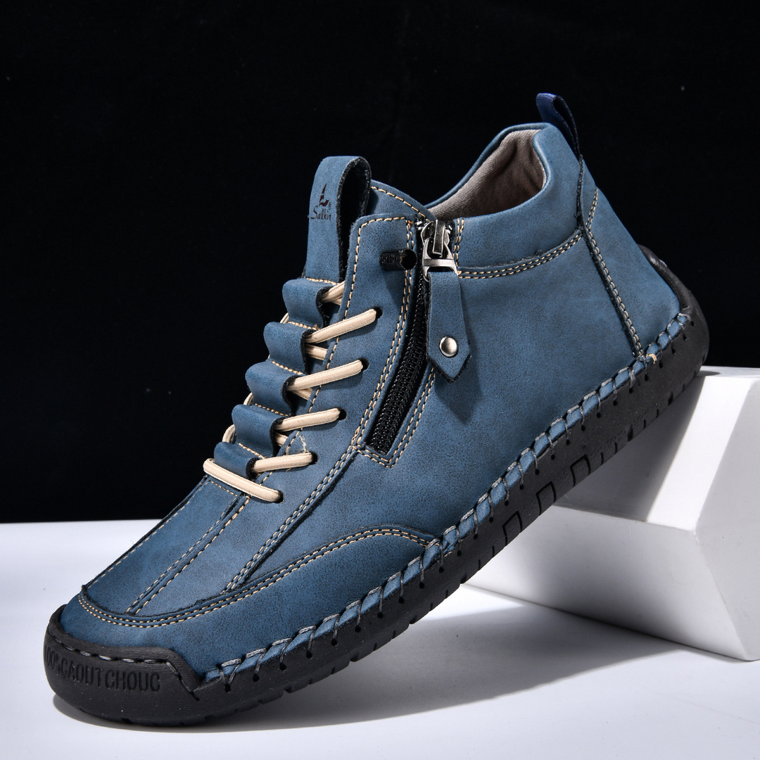 ELENA HARPER™  |  SUEDE SHOES WITH ZIP FOR MEN