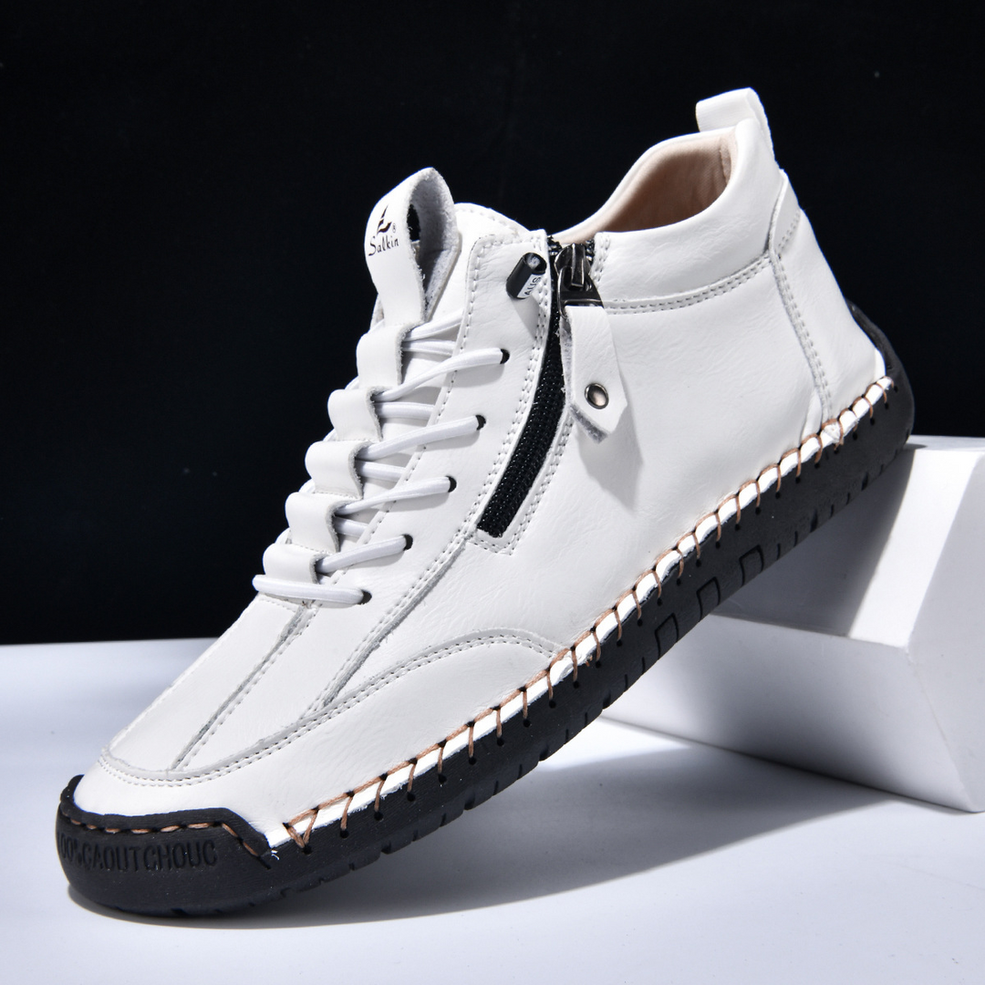 ELENA HARPER™  |  SUEDE SHOES WITH ZIP FOR MEN