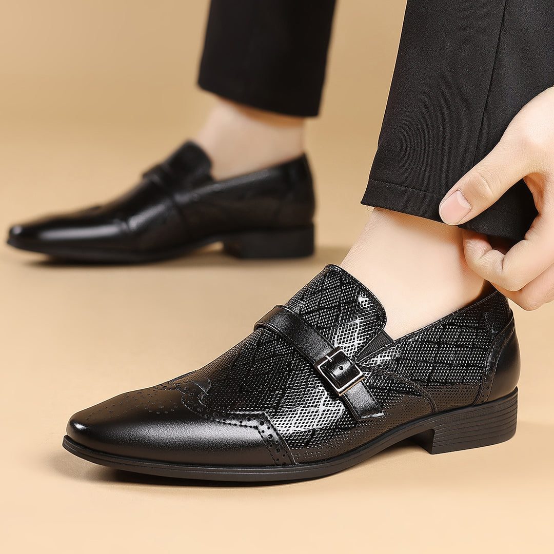 Pastor - Leather Buckle Dress Shoes