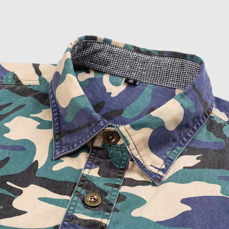 Camo Cotton Shirt