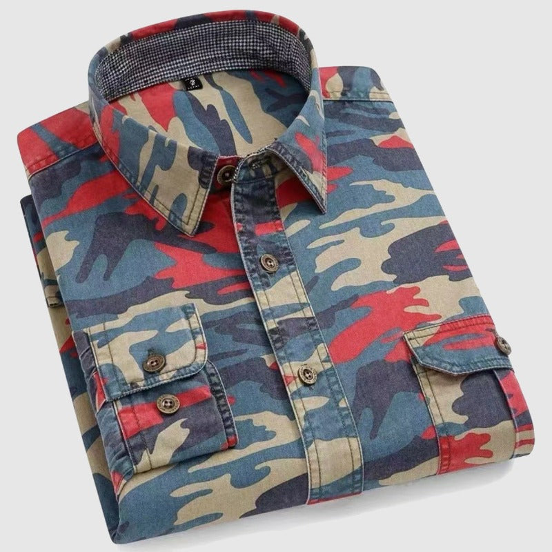 Camo Cotton Shirt