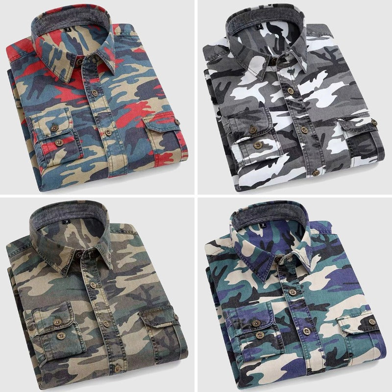 Camo Cotton Shirt