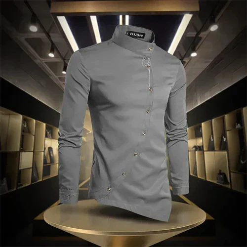 Esmar Shirt with Retro Collar - Elena Harper