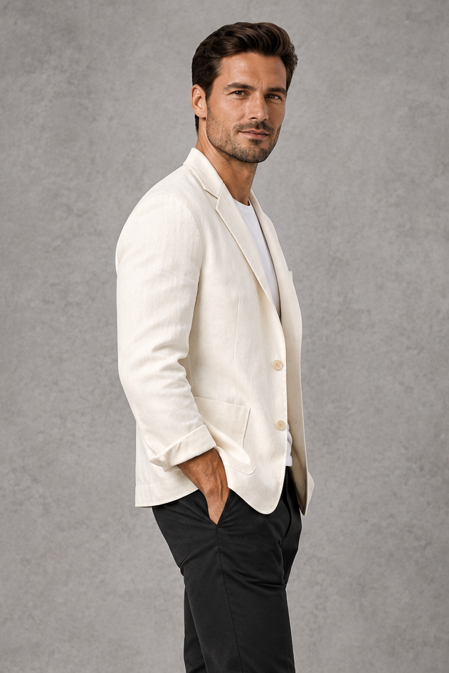 Men's Slim-Fit Blazer – Lightweight Tailoring & Modern Smart-Casual Style