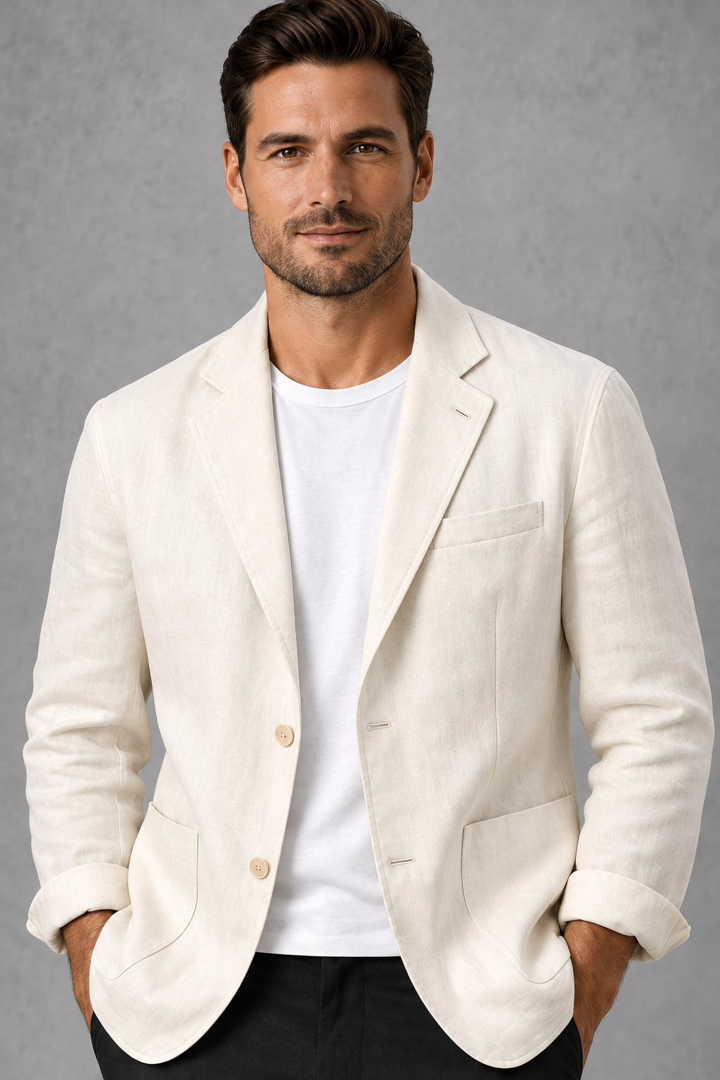 Men's Slim-Fit Blazer – Lightweight Tailoring & Modern Smart-Casual Style