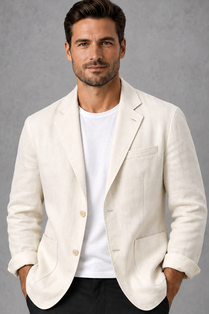 Men's Slim-Fit Blazer – Lightweight Tailoring & Modern Smart-Casual Style
