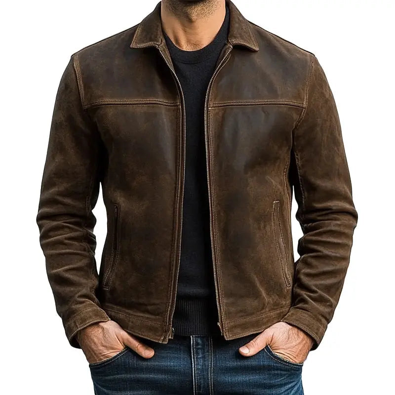 Harrington Oxford | Men's Classic Zipper Jacket